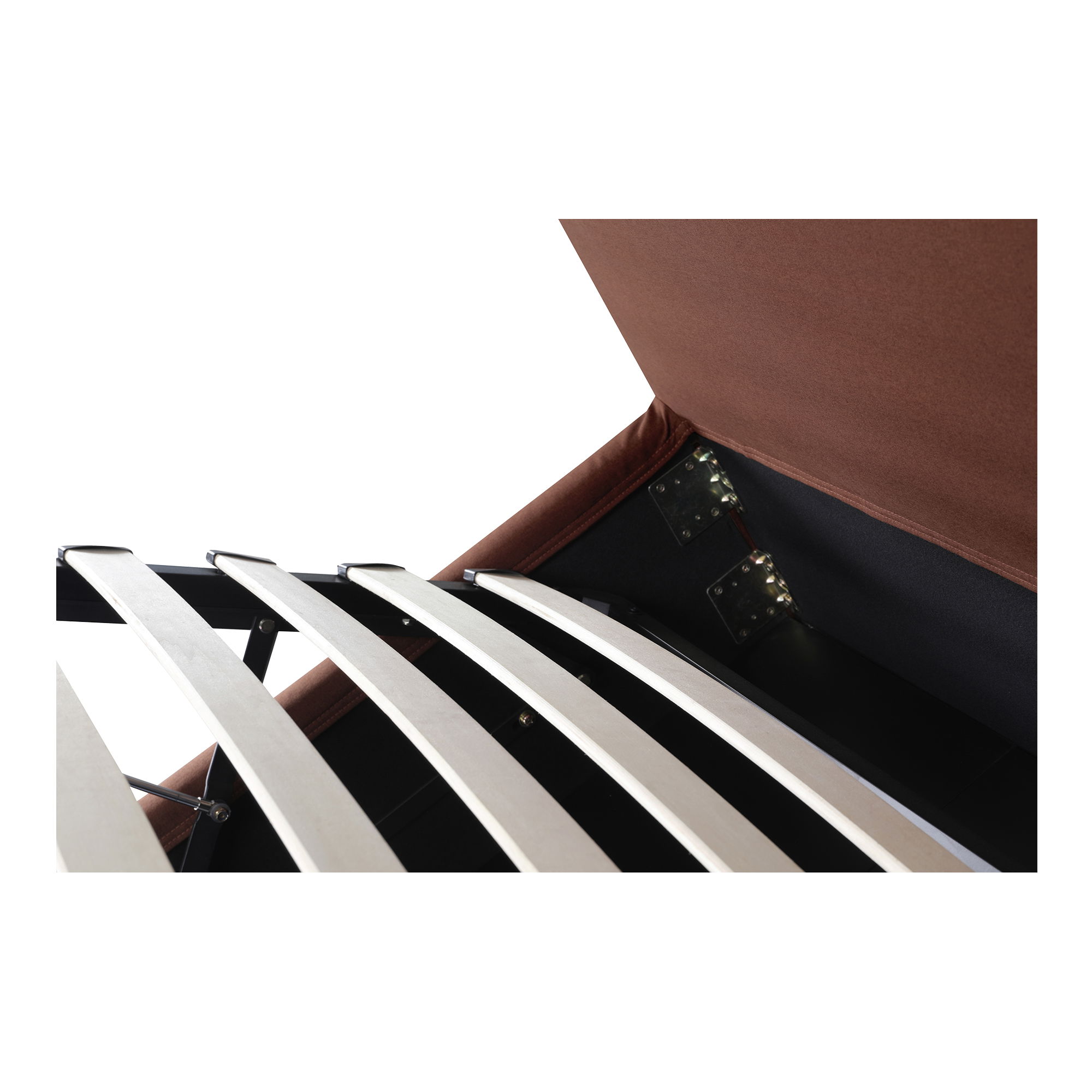 Joan Queen Storage Bed Rust large image 