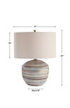 Prospect Striped Accent Lamp, by Uttermost, 1'5" width x 1'10" height x 1'5" depth thumbnail 3