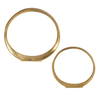 Jimena Gold Ring Sculptures Set/2, Figurines & Statue by Uttermost, 14.25" width x 14" height x 2" depth thumbnail 1