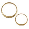 Jimena Gold Ring Sculptures Set/2, Figurines & Statue by Uttermost, 14.25" width x 14" height x 2" depth thumbnail 1