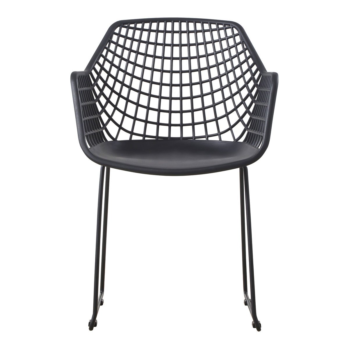 Honolulu Chair Black - Set Of Two, Accent Chair by Moe's Home, 22.5" width x 34" height x 22" depth View 4