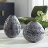 Cosmic Black & White Vases Set/2, by Uttermost, 8" width x 10" height x 8" depth thumbnail 2