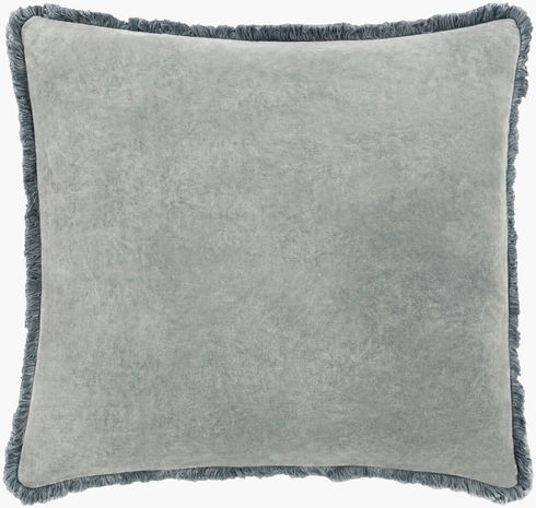 Washed Cotton Velvet Accent Pillow