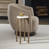 Vivi Marble Drink Table, Side & End Table by Uttermost, 12" width x 22" height x 12" depth thumbnail 2