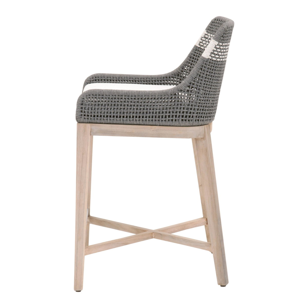 Tapestry Outdoor Counter Stool, Dining Chair by Essentials for Living, 21" width x 35" height x 22" depth View 3
