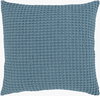 Waffle Accent Pillow, Decorative Pillow by Surya, 18" length x 18" width thumbnail