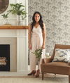 Gatherings White & Taupe Wallpaper thumbnail 1