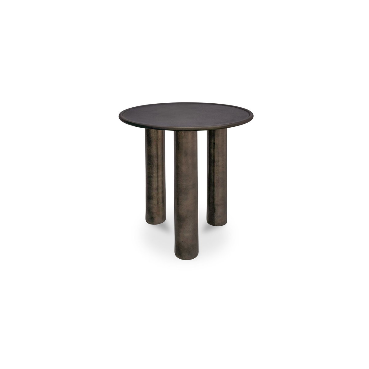 Deacon Outdoor Side Table Deep Bronze, Outdoor Table by Moe's Home, 1'8" width x 1'10" height x 1'8" depth View 3