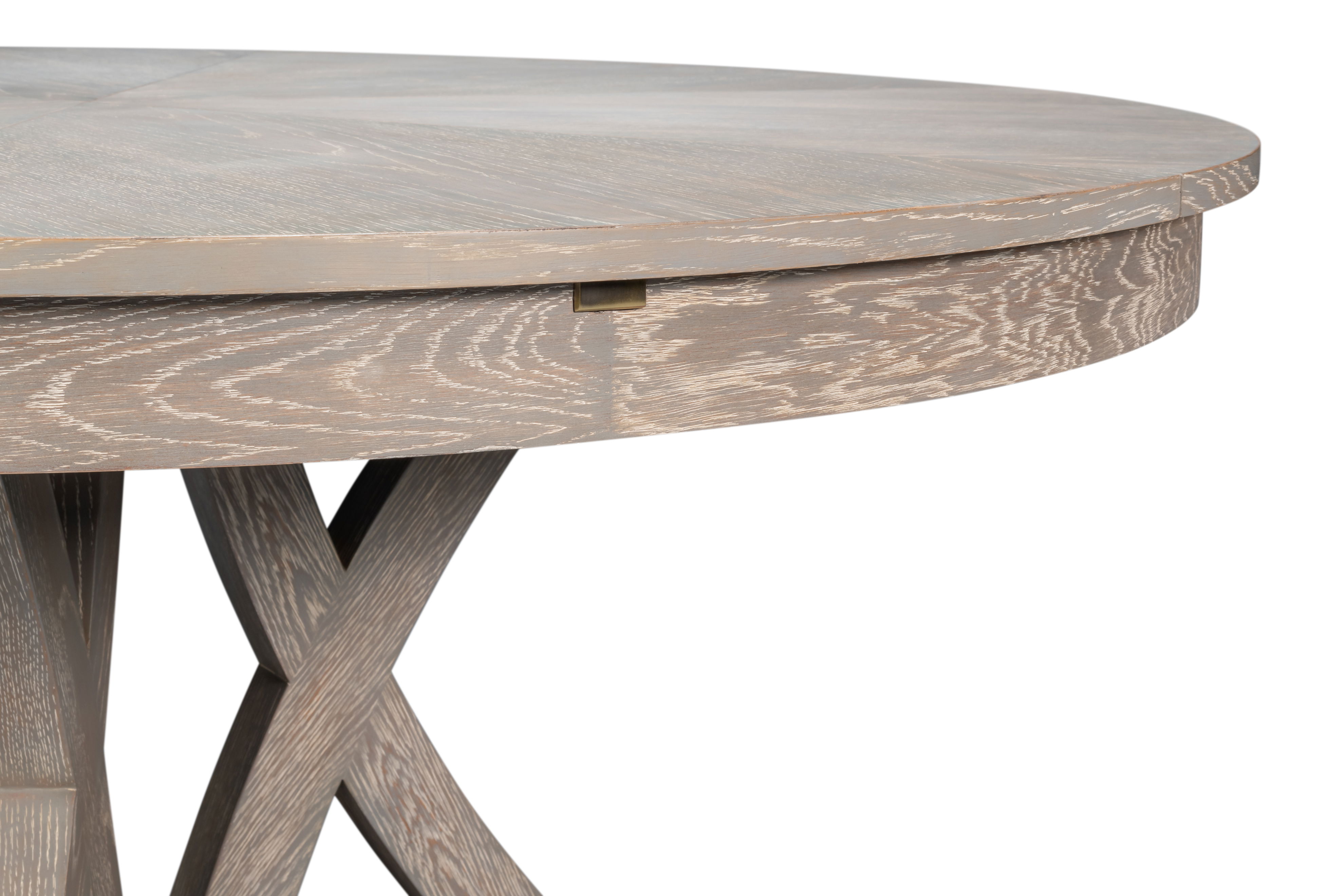 Casual Jupe Dining Table,Moonskin,Lg, by Sarreid, 66" length x 66" width x 30" height View 7