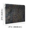 Polished Marble Black Wallpaper, by York Wall, 27' length x 2'3" width x 0.02" depth thumbnail 7