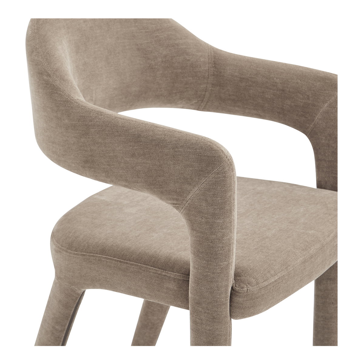 Martens Dining Chair Camel, by Moe's Home, 23.6" width x 31.9" height x 22.6" depth View 5