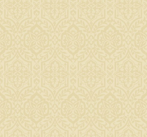 Cathedral Damask Gold Wallpaper
