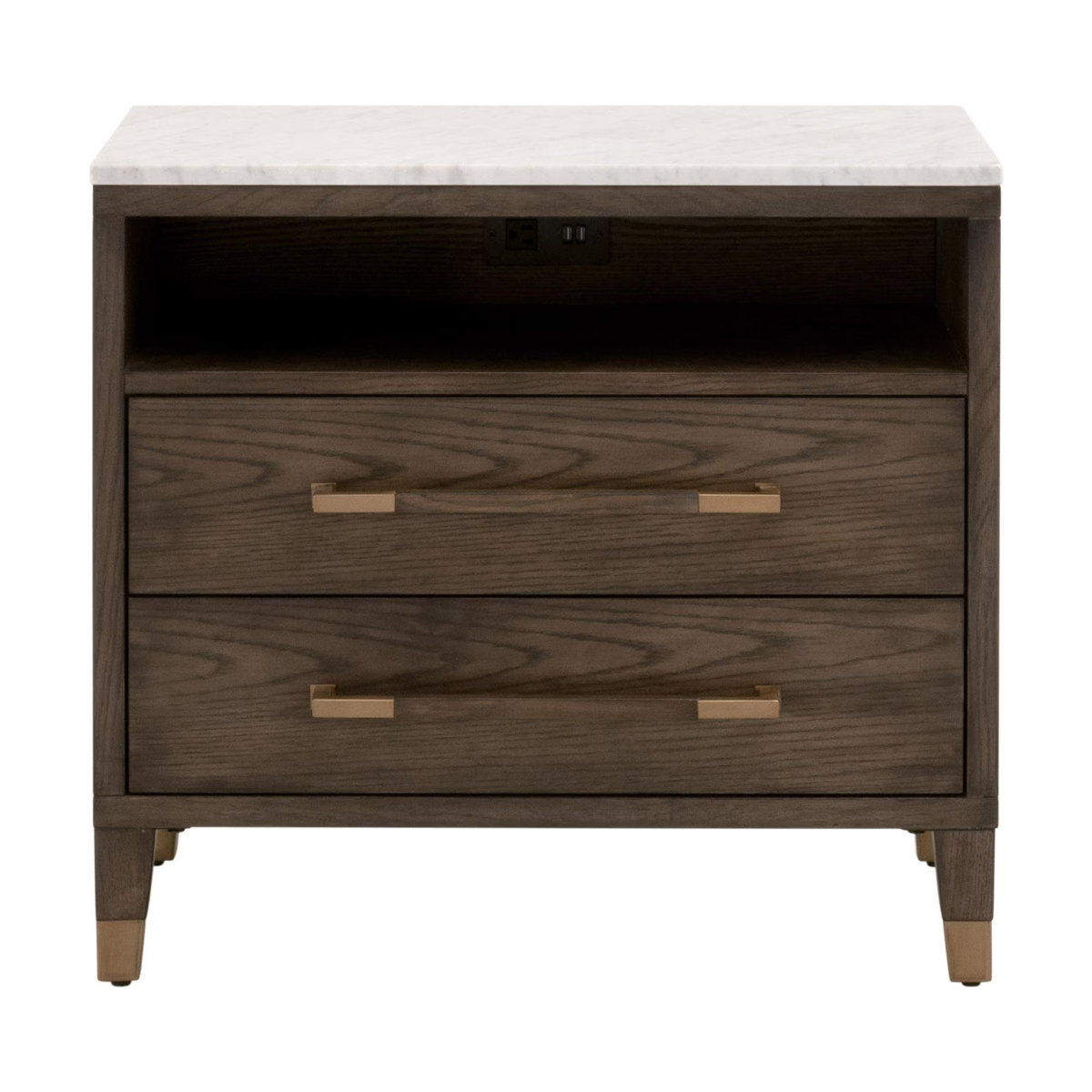 Cambria 2-Drawer Nightstand, by Essentials for Living, 29" width x 26.75" height x 18" depth View 1