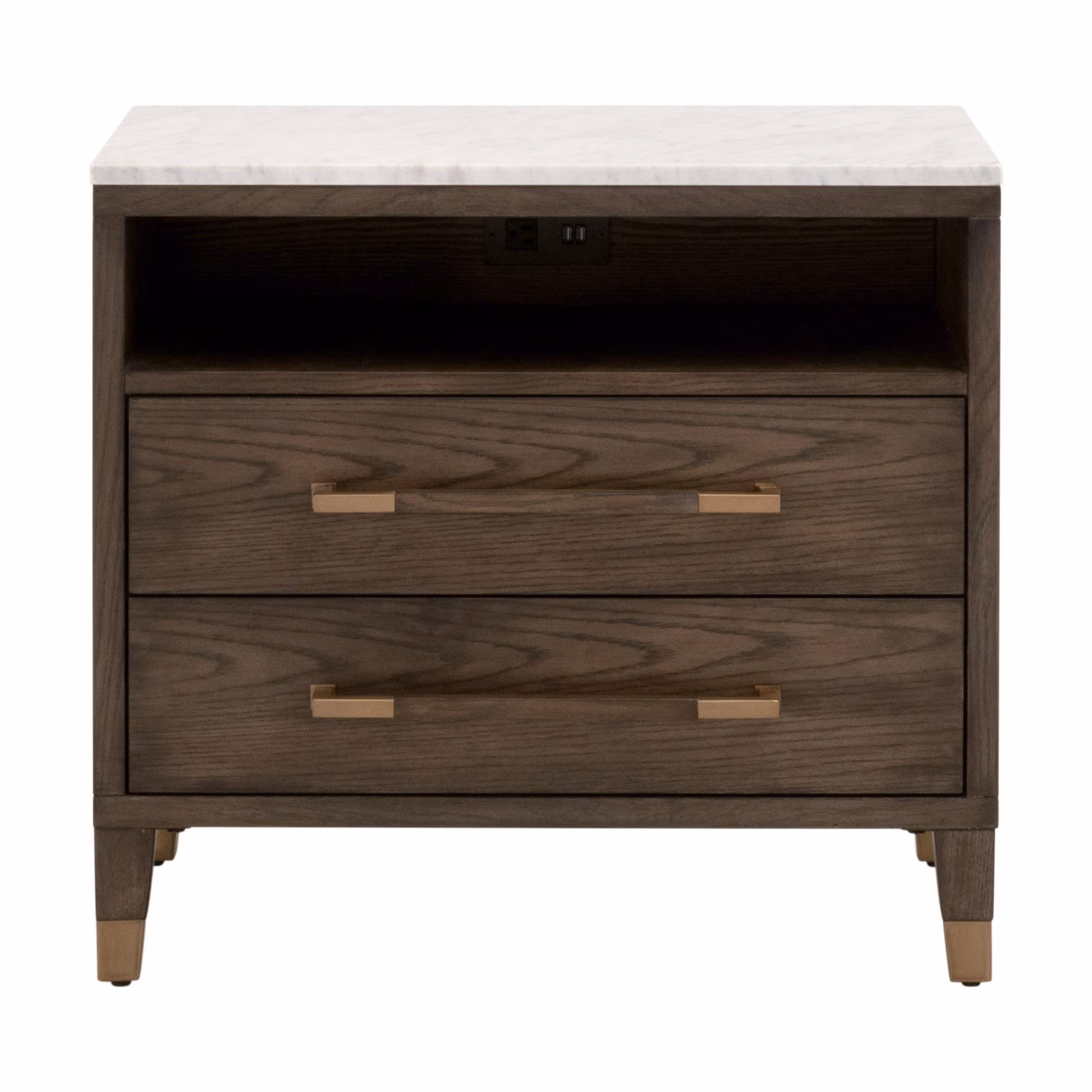 Cambria 2-Drawer Nightstand, by Essentials for Living, 29" width x 26.75" height x 18" depth thumbnail 1