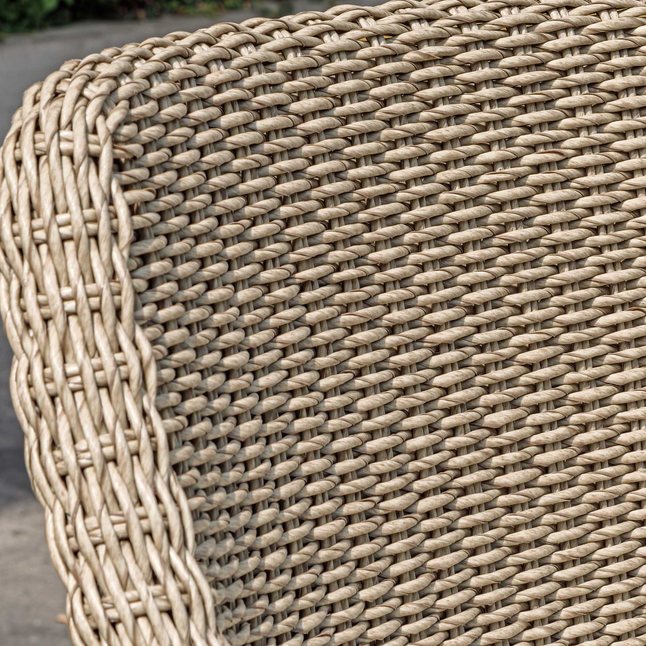 Paloma Outdoor Wicker Bar Stool, Furniture by Uttermost, 21.2" width x 44.7" height x 24.4" depth View 5