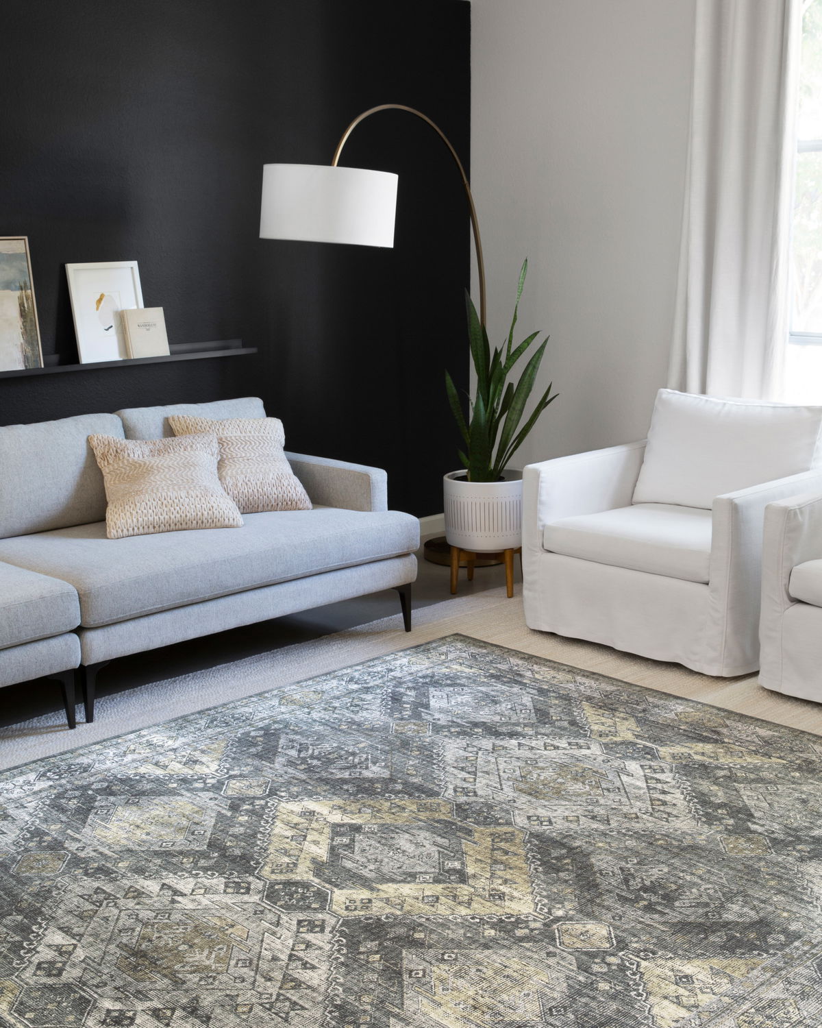 Loloi Skye Rug, 5' length x 7'6" width View 2