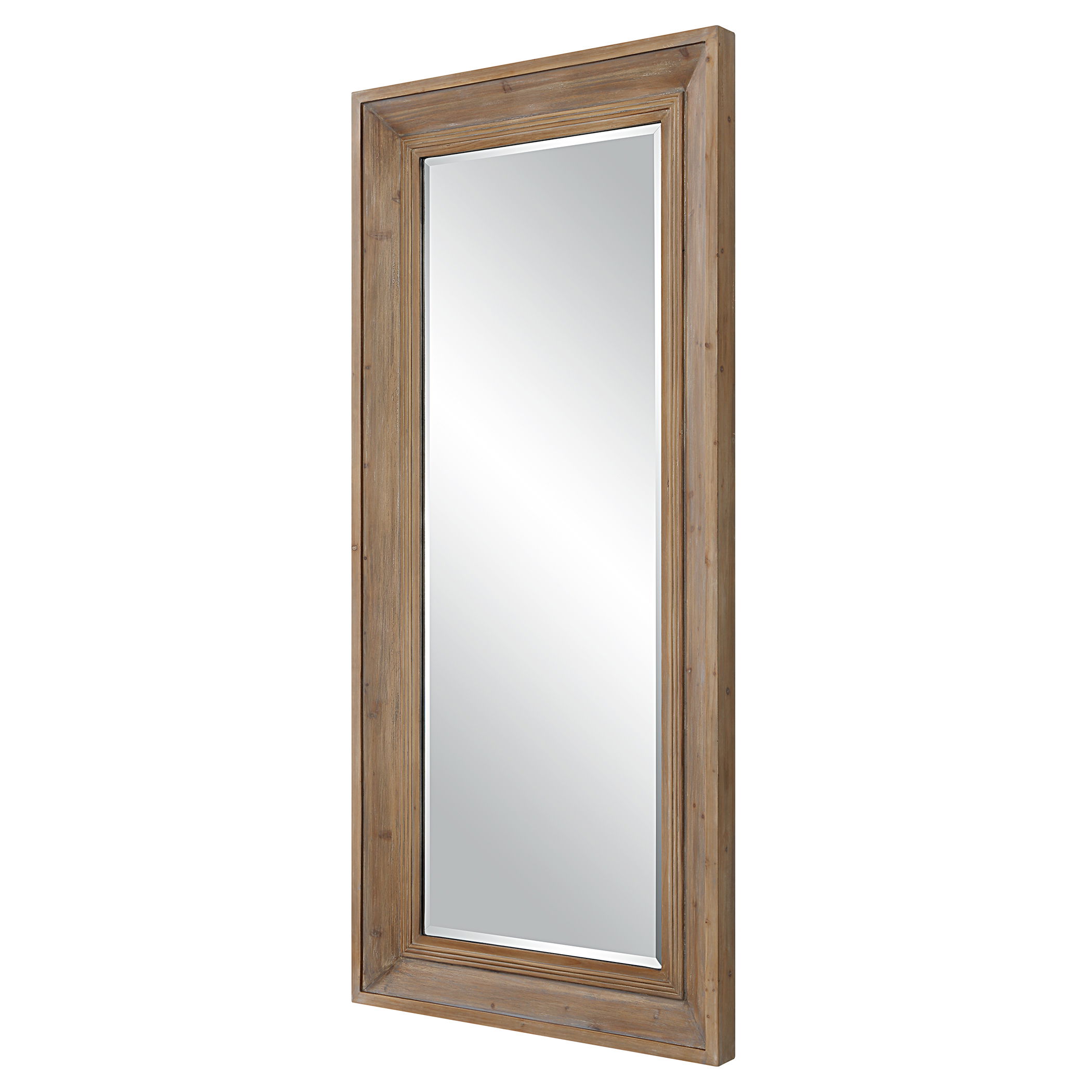 Missoula Large Natural Wood Mirror large image 