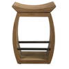 Connor Modern Wood Counter Stool, Counter & Bar Stool by Uttermost, 18" width x 25" height x 14" depth thumbnail 1