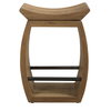 Connor Modern Wood Counter Stool, Counter & Bar Stool by Uttermost, 18" width x 25" height x 14" depth thumbnail 1