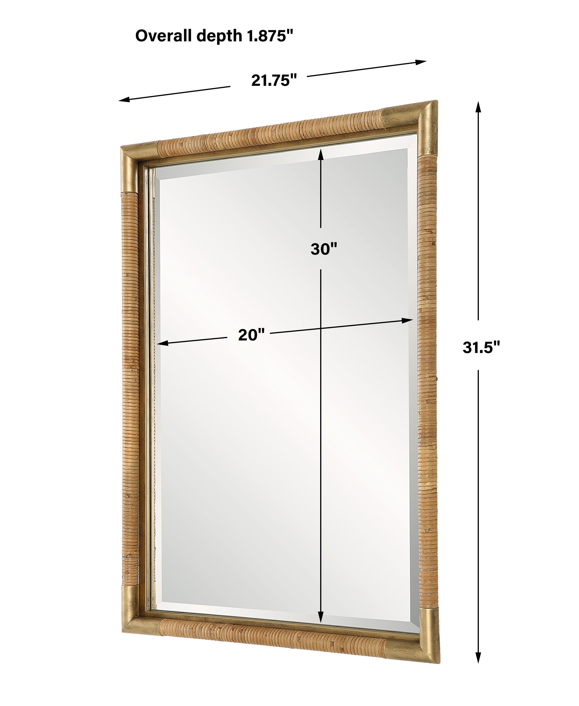 Kampar Vanity Mirror large image 