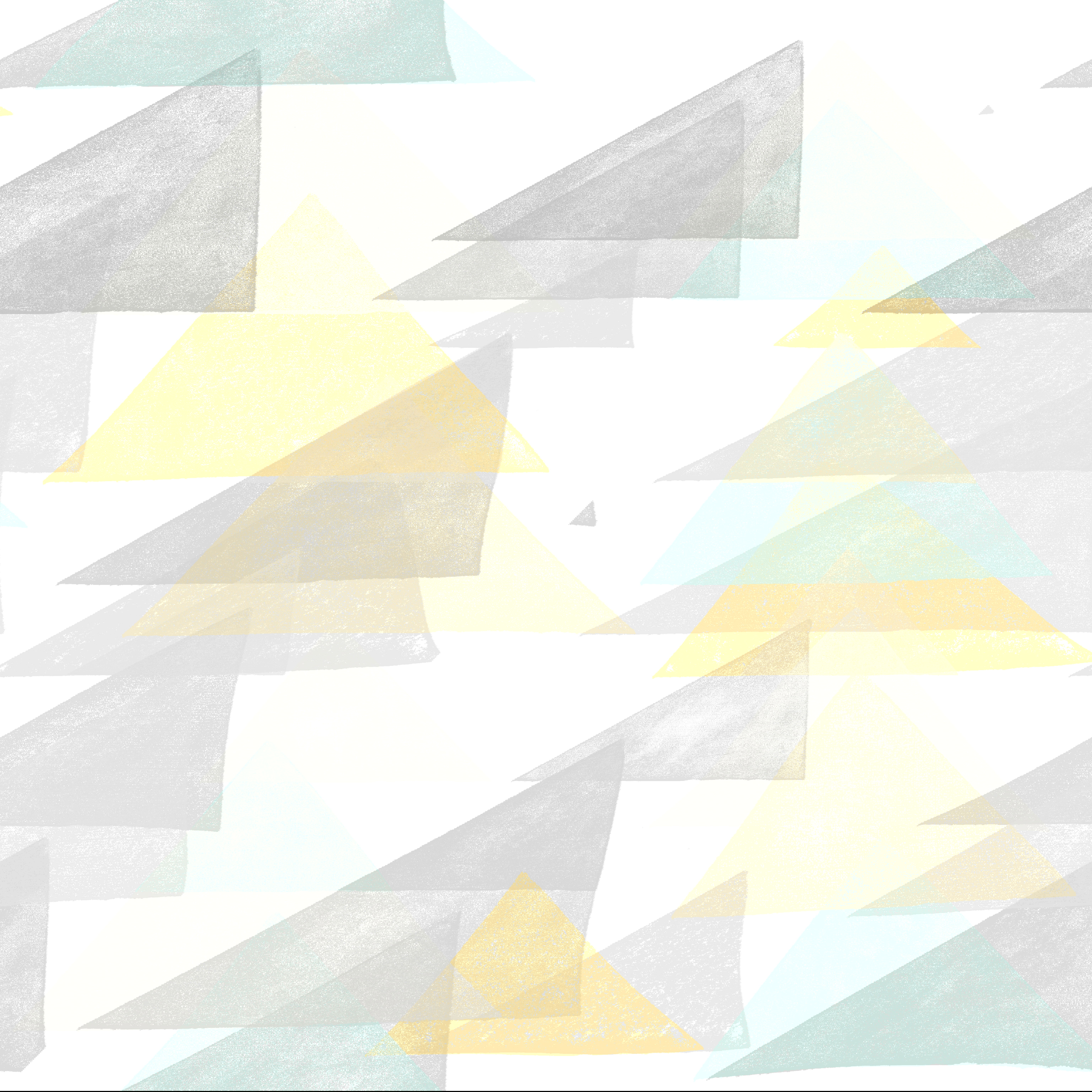 Triangles Aqua & Yellow Peel & Stick Wallpaper large image 