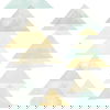 Triangles Aqua & Yellow Peel & Stick Wallpaper thumbnail 0