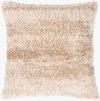Flokati Floor Pillow Down, Decorative Pillow by Surya, 27" length x 27" width thumbnail