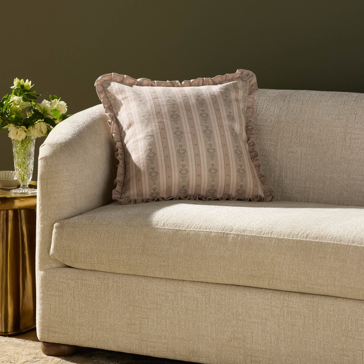 Chris Loves Julia x Loloi Liesel Pillow, Decorative Pillow, 20" length x 20" width View 2