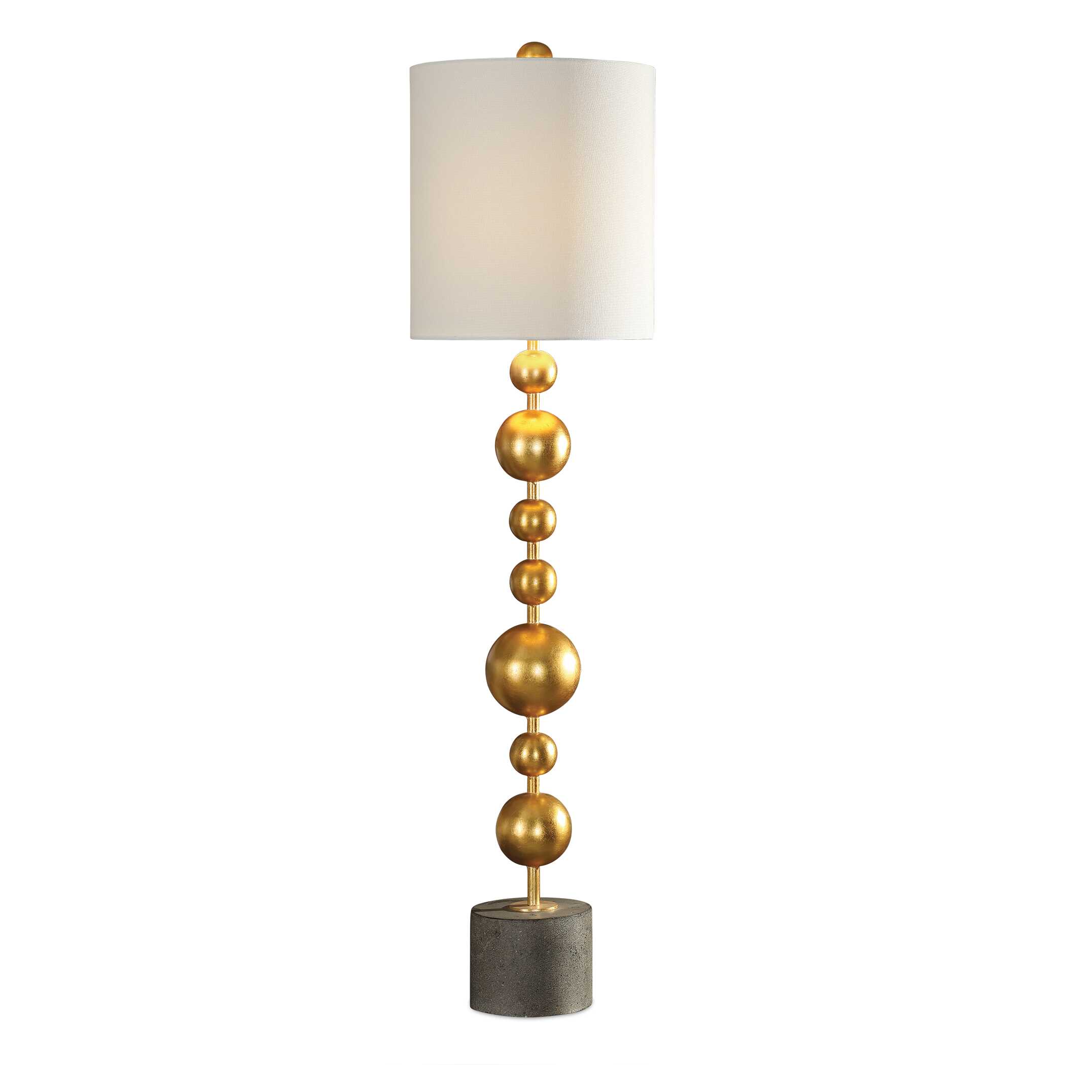Selim Gold Buffet Lamp large image 