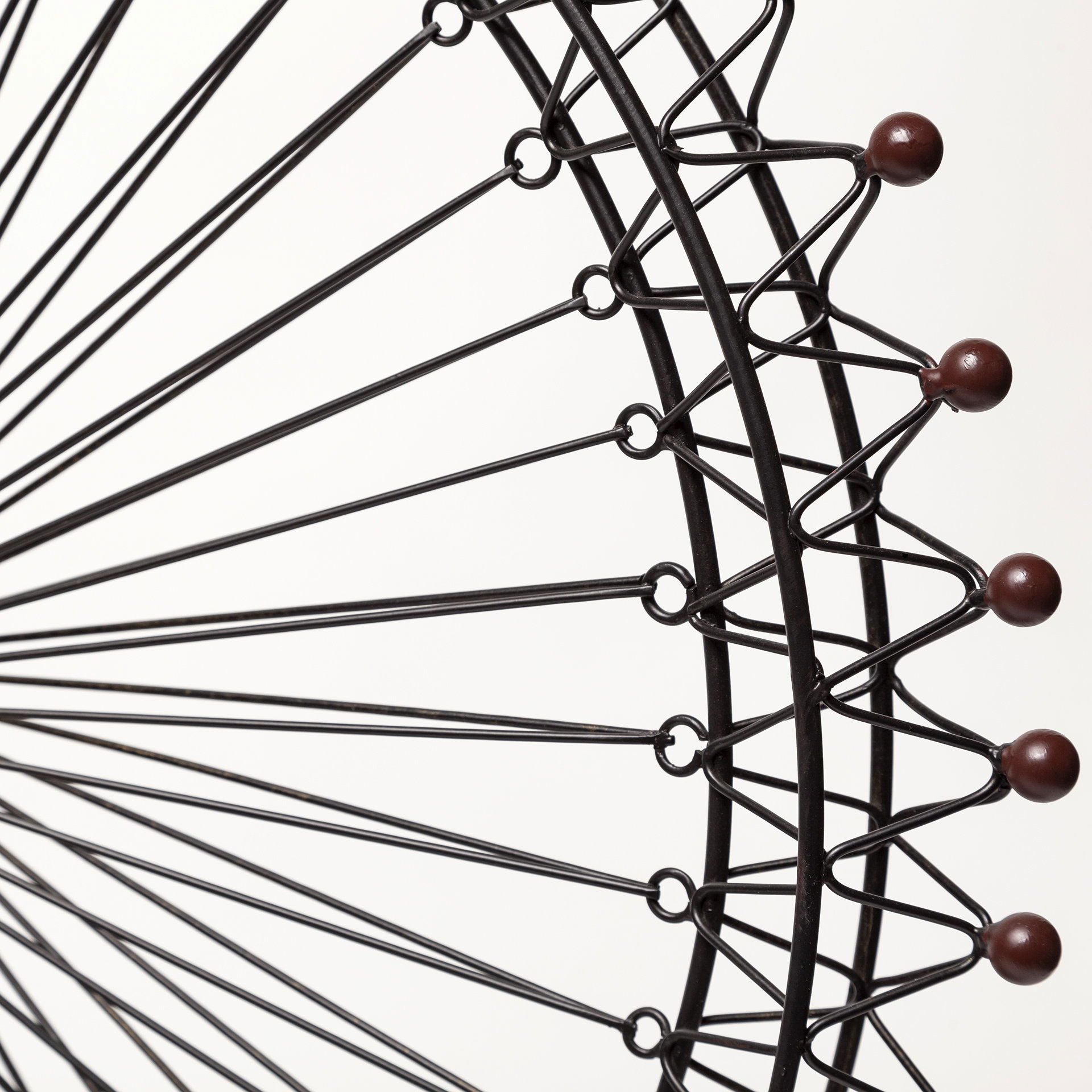 London Eye 3L x 25W Black Metal London Eye Replica, Decorative Object by Mercana, 3" length x 25" width x 26.97" height View 7