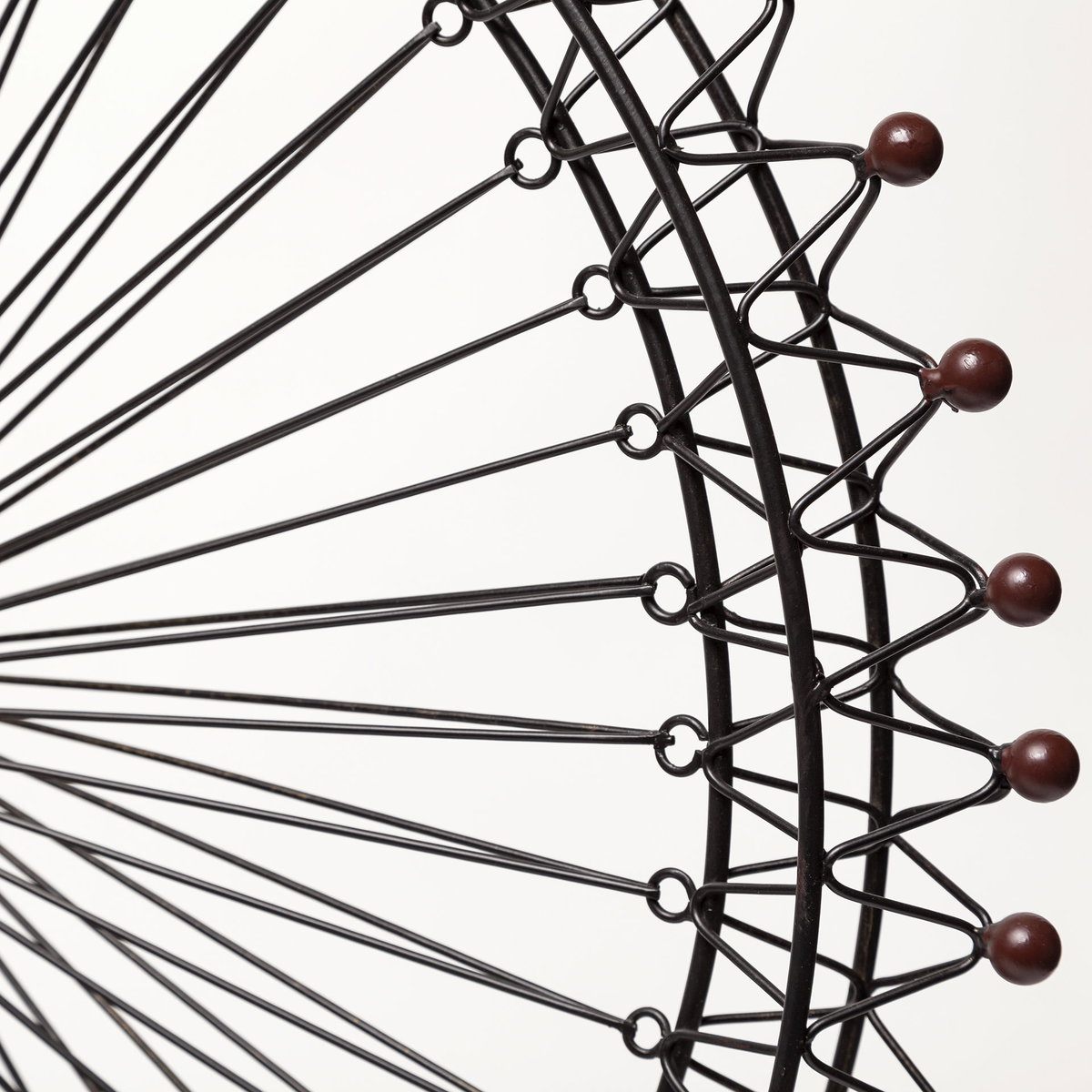 London Eye 3L x 25W Black Metal London Eye Replica, Decorative Object by Mercana, 3" length x 25" width x 26.97" height View 7