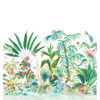 Tropical Panoramic White Wall Mural thumbnail 1