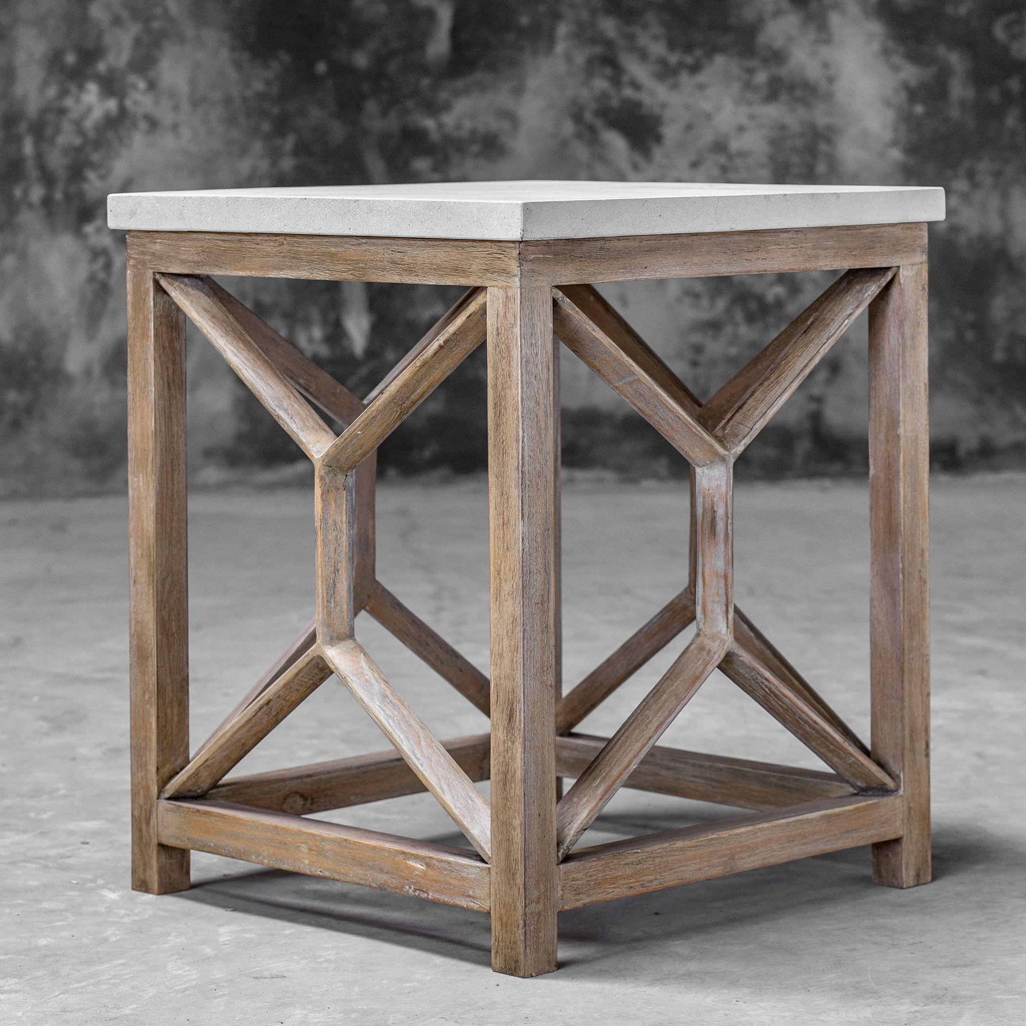 Catali Stone End Table large image 