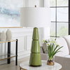 Mendell Moss Green Table Lamp, by Uttermost, 1'8" width x 3'3.5" height x 1'8" depth thumbnail 4