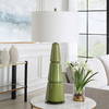 Mendell Moss Green Table Lamp, by Uttermost, 20" width x 39.5" height x 20" depth thumbnail 4