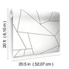 Fractured Prism Black Peel & Stick Wallpaper thumbnail 4