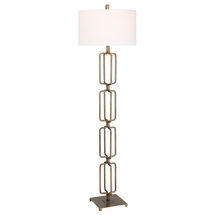 Online Designer Living Room Link Brushed Gold Floor Lamp