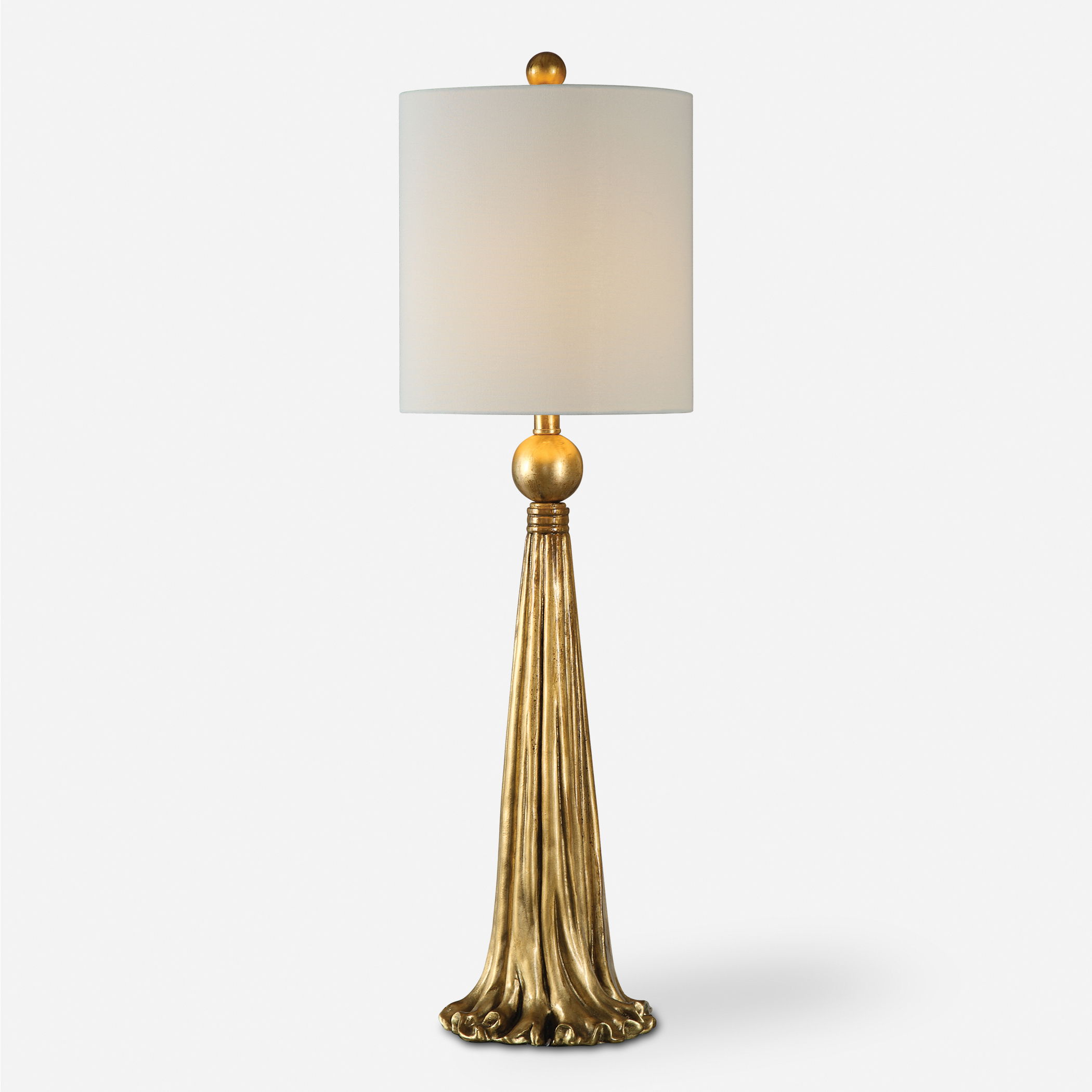 Paravani Metallic Gold Lamp large image 