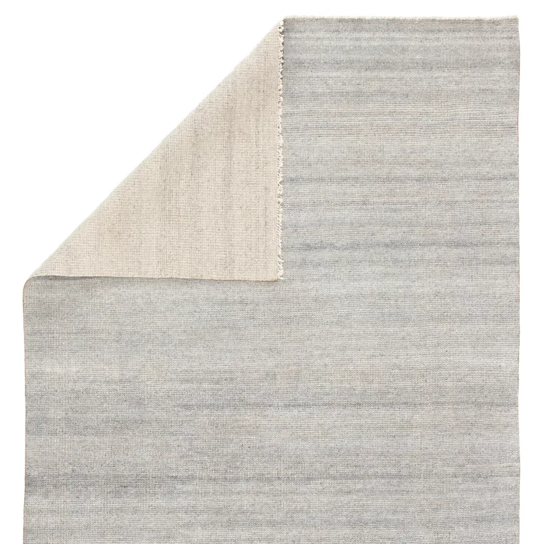 Jaipur Living Origin Hand-Knotted Solid Light Gray Area Rug (10'X14') large image 