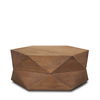 Arreto Hexagonal Hinged Solid Wood Top and Base Coffee Table thumbnail 0