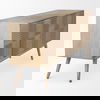 Sable 73.L x 17W x 30.5H Light Brown Solid  Wood 4 Door Sideboard thumbnail 5