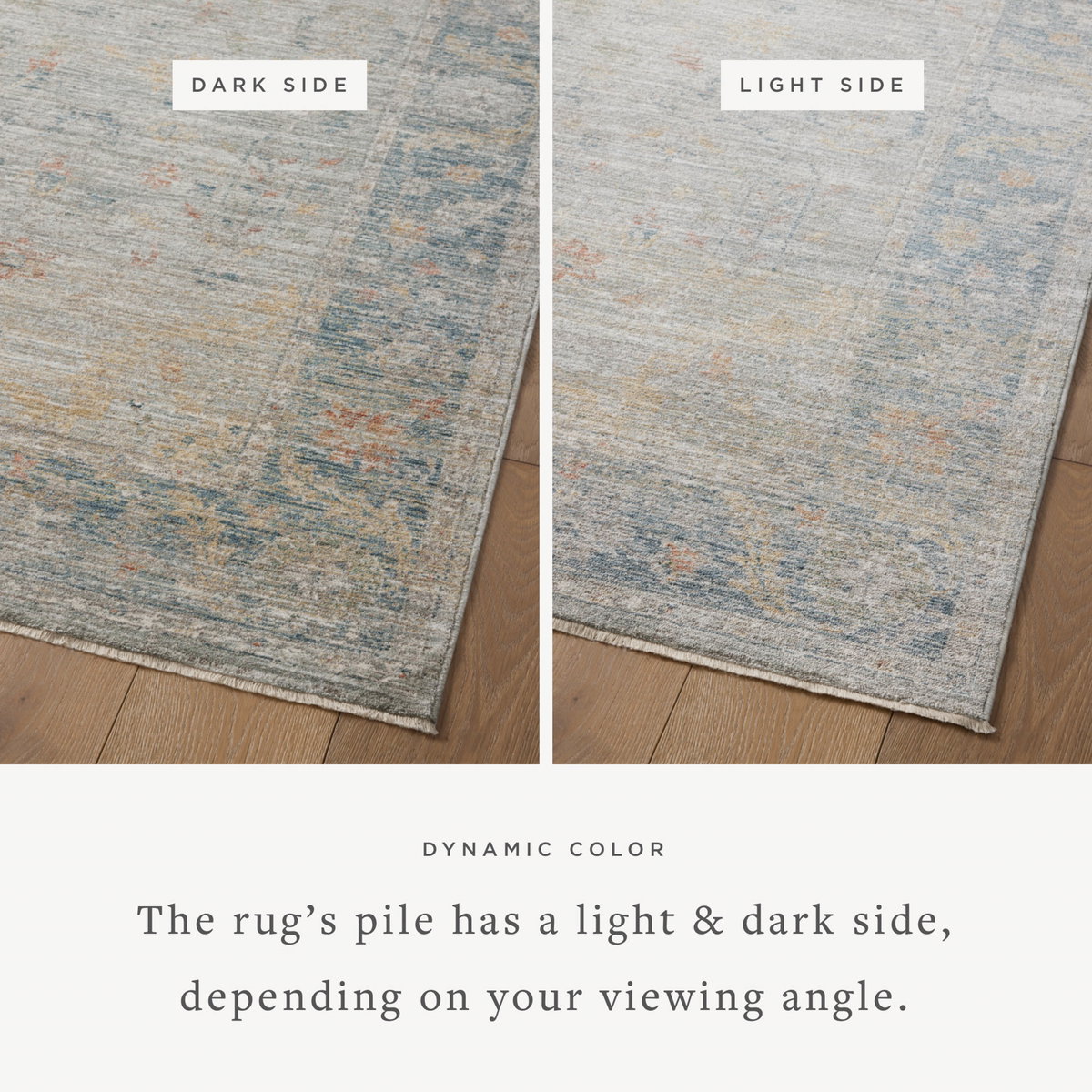 Magnolia Home by Joanna Gaines x Loloi Millie Rug, 2'3" length x 3'10" width View 3