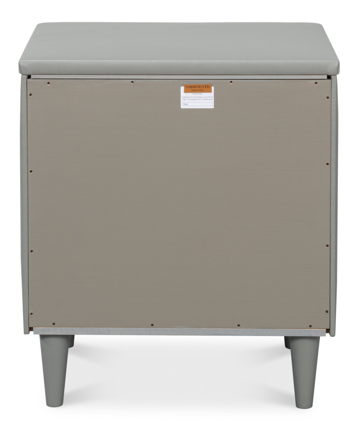 Avvolto Three Drawer Night Stand, Nightstand by Sarreid, 23" length x 18" width x 26" height View 3