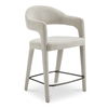 Martens Counter Stool Beige, Counter & Bar Stool by Moe's Home, 23.6" width x 39" height x 23.3" depth thumbnail 2