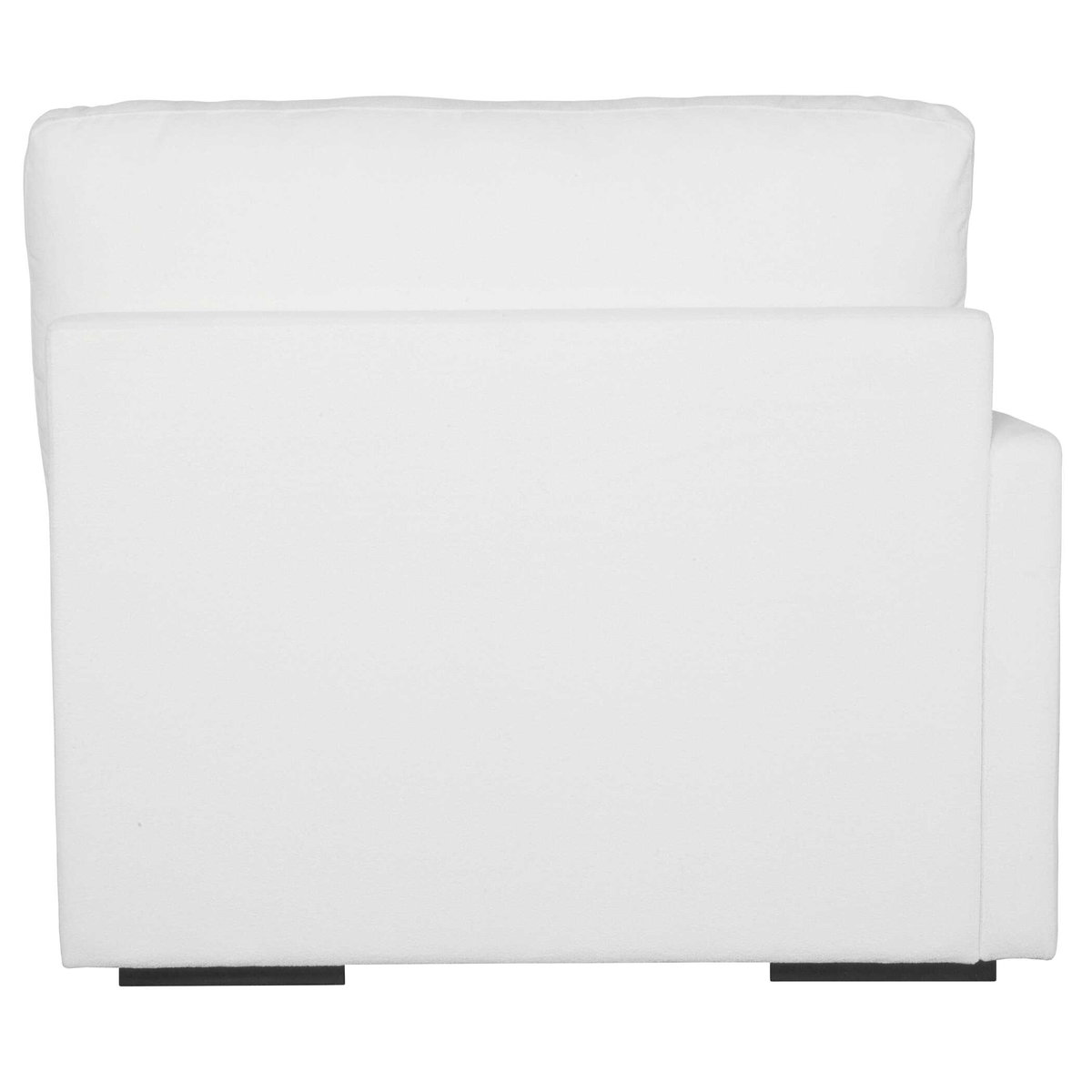 Refuge Arctic White Left Arm Facing Sofa, Furniture by Uttermost, 43.25" width x 30" height x 37.5" depth View 6
