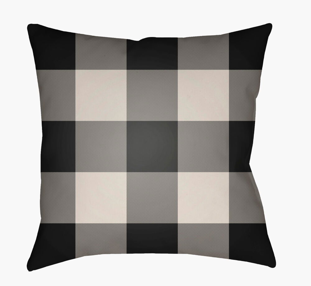 Checker Accent Pillow, Decorative Pillow by Surya, 18" length x 18" width