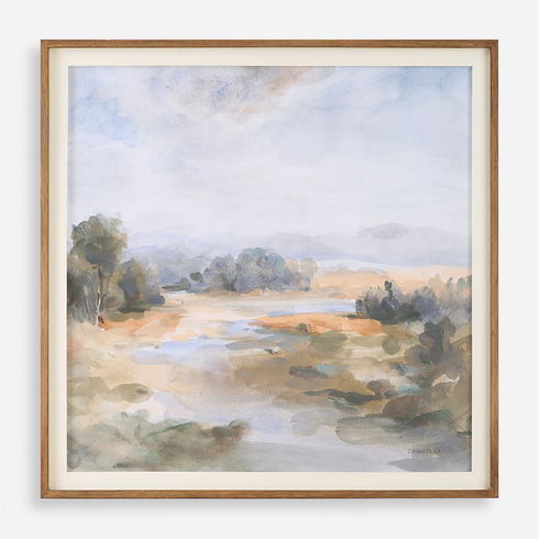River Afternoon Landscape Print