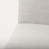 Stamford Beige Upholstered Seat with Wood Back, Black Metal Frame Dining Chair thumbnail 8