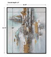 Mountain Mist Hand Painted Canvas, Art by Uttermost, 51.75" width x 61.75" height x 1.5" depth thumbnail 3