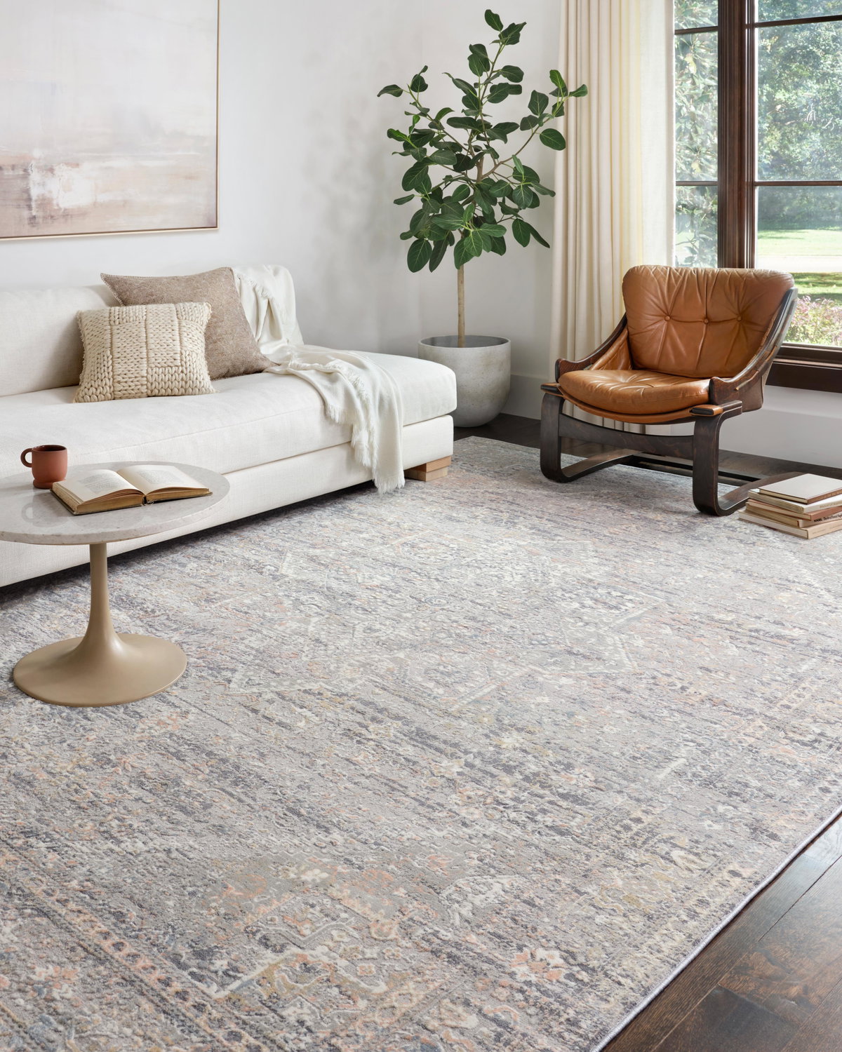 Loloi Lucia Rug, 1'6" length x 1'6" width View 3